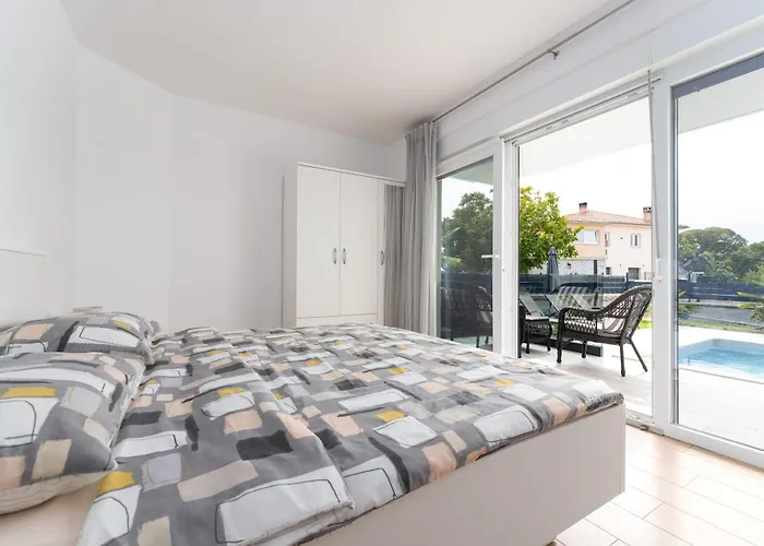 Beautiful New With A Pool Near - By Traveler Tourist Agency Krk Id 2410 Pinezići