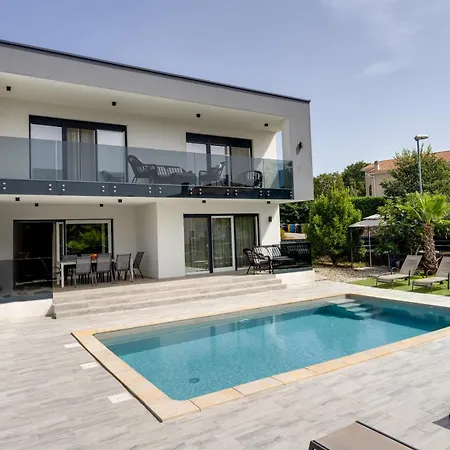 Beautiful New With A Pool Near - By Traveler Tourist Agency Krk Id 2410 Vila Pinezici (Krk)