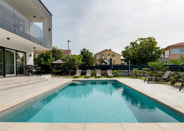 Beautiful New With A Pool Near - By Traveler Tourist Agency Krk Id 2410