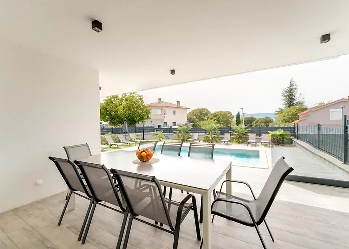Beautiful New With A Pool Near - By Traveler Tourist Agency Krk Id 2410 * Pinezići