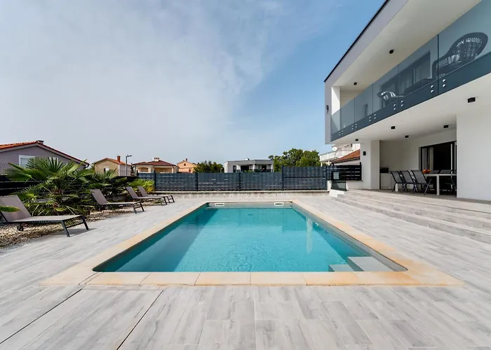 Beautiful New With A Pool Near - By Traveler Tourist Agency Krk Id 2410 Pinezići